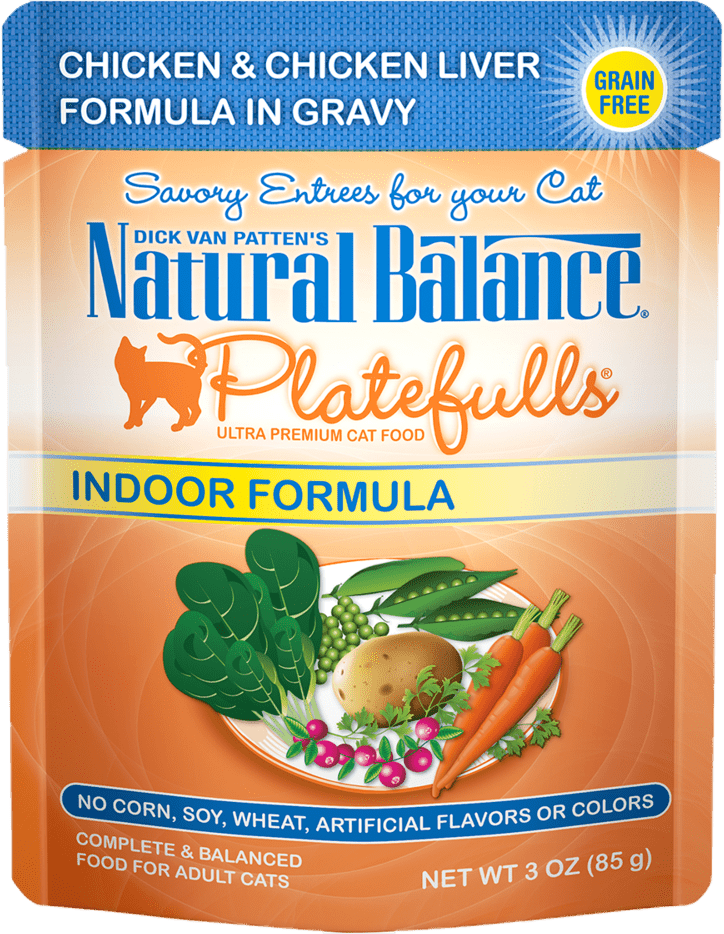 Natural Balance Platefulls Indoor Chicken Chicken Liver In Gravy Cat Food Review
